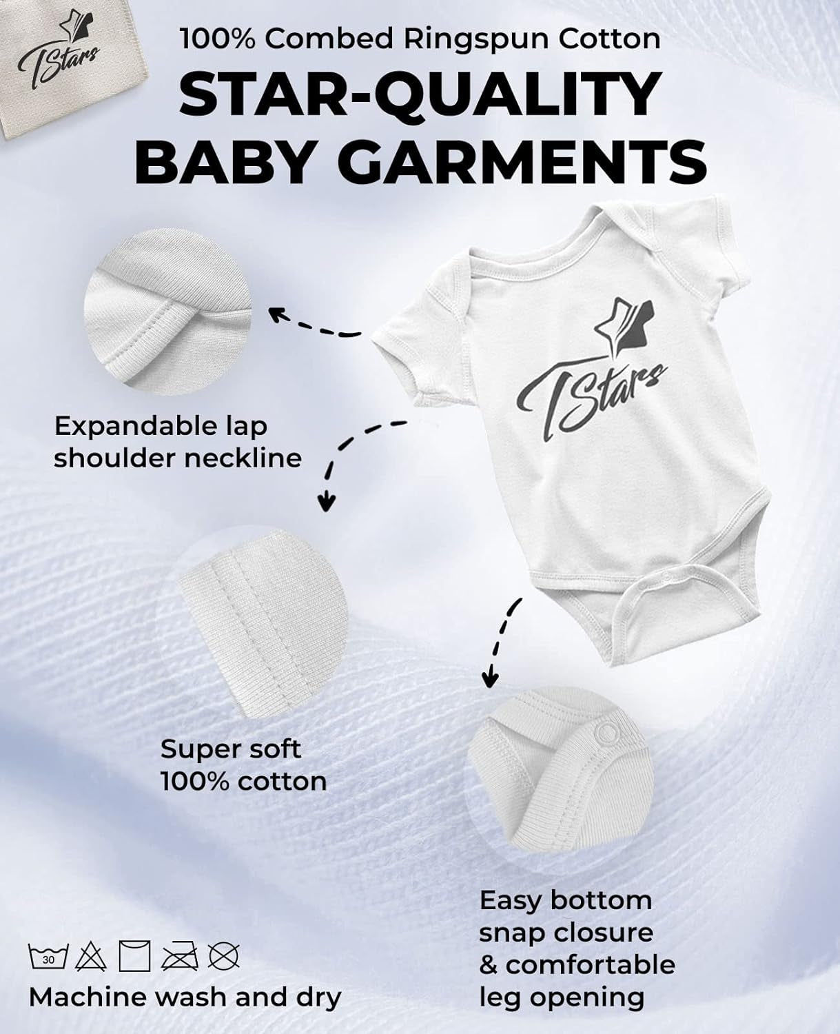 Baby Doctor or Nurse Bodysuit with Stethoscope - Infant Scrubs Halloween Themed Outfit for Girls and Boys